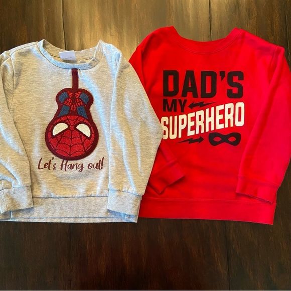 Other - Boys Toddler Superhero Sweater Bundle Size 4T